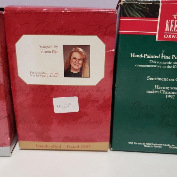 Hallmark Keepsake Christmas Tree Ornaments Lot Of 4 Assorted - Picture 7 of 9